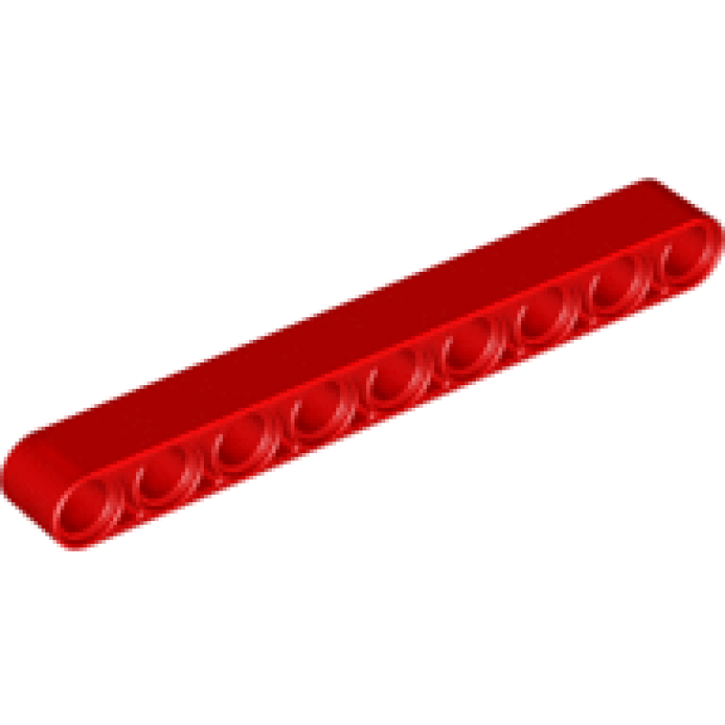 Technic, Hefbalk Dik 1x9 Red
